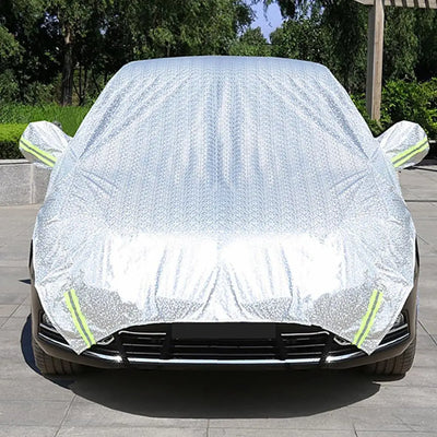 Demi-Bâche Pare-Soleil Voiture Universelle Anti-Chaleur - vue arrière - Becquet Voiture