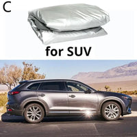 Demi-Bâche Pare-Soleil Voiture Universelle Anti-Chaleur - vue de dessus - Becquet Voiture