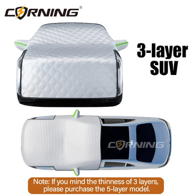 Demi-Housse Anti-grêle Voiture SUV Étanche Universelle - vue rapprochée - Becquet Voiture