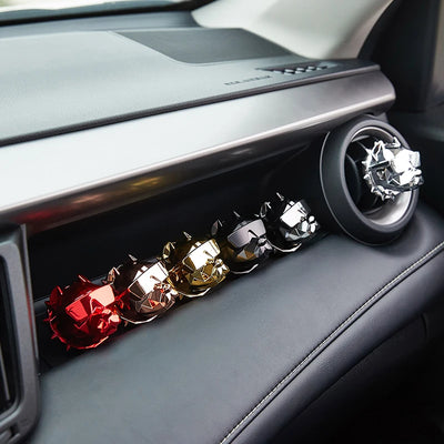 Désodorisant Voiture Clip Bouledogue Grille Aération - vue de profil - Becquet Voiture