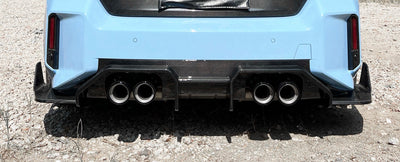 Diffuseur AD Fibre Carbone BMW G87 M2 3 Pièces - vue arrière - Becquet Voiture