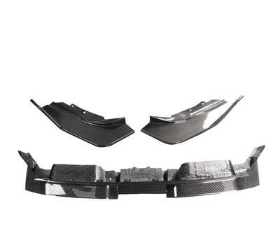 Diffuseur AD Fibre Carbone BMW G87 M2 3 Pièces - vue de face - Becquet Voiture