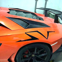 Diffuseur Aération Arrière Carbone Lamborghini Aventador - packshot studio - Becquet Voiture