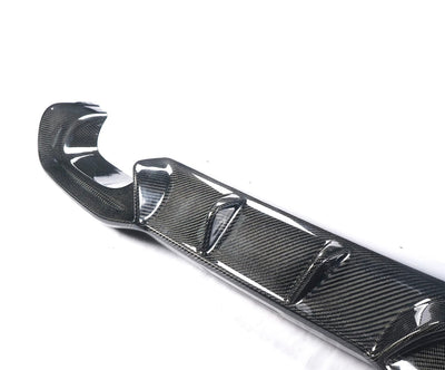 Diffuseur AK Carbone Humide BMW M2 F87 - vue arrière - Becquet Voiture