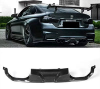 Diffuseur AK Fibre Carbone BMW F80 F82 F83 - installé sur véhicule - Becquet Voiture