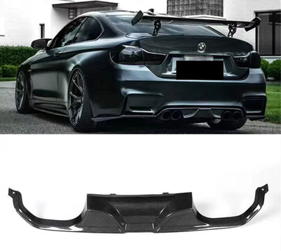 Diffuseur AK Fibre Carbone BMW F80 F82 F83 - installé sur véhicule - Becquet Voiture