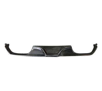Diffuseur AK Fibre Carbone BMW F80 F82 F83 - vue de face - Becquet Voiture