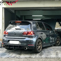 Diffuseur Arrière 3-4 Pièces VW Golf MK6 GTI - vue de profil - Becquet Voiture