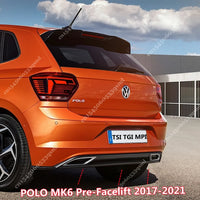 Diffuseur Arrière 4 Ailettes VW Polo MK6 2017-2021 - détail du montage - Becquet Voiture