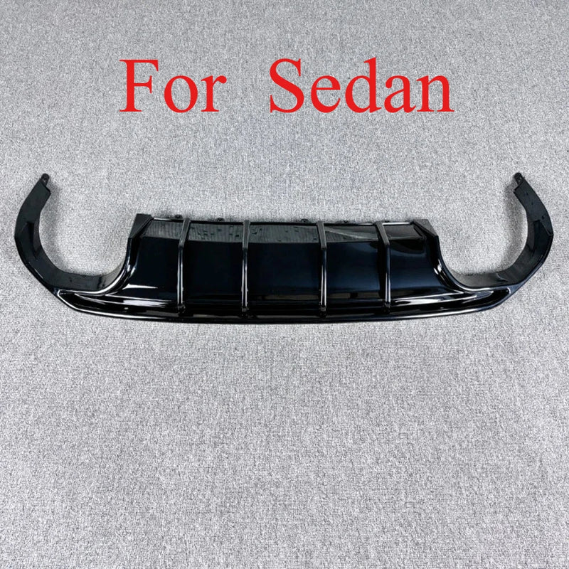 Rear Diffuser Audi A3 S3 8Y 2021-2024 - top view - Becquet Voiture