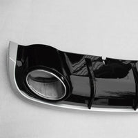 Rear Diffuser Audi A6 C7 RS6 Style 2012-2015 - rear view - Becquet Voiture