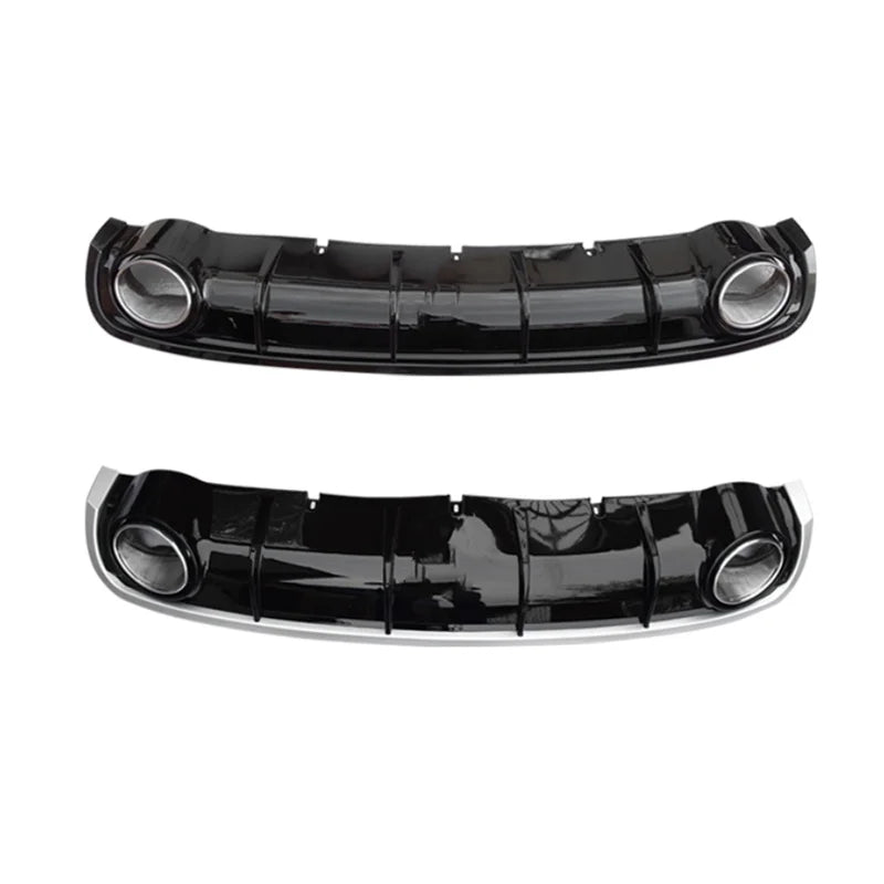 Rear Diffuser Audi A6 C7 RS6 Style 2012-2015 - close-up view - Becquet Voiture