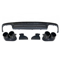 Heckdiffusor Audi A6 S6 C8 S-Line 2019-2021 - Montagedetail - Becquet Voiture