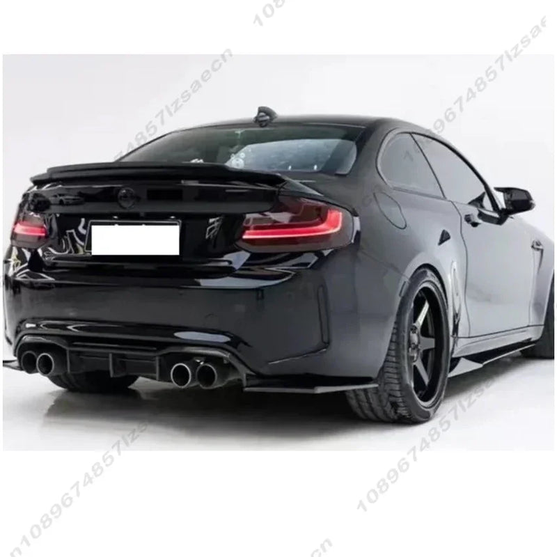Diffuseur Arrière BMW M2 F87 2016-2020 - vue arrière - Becquet Voiture
