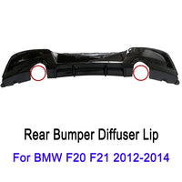 Diffuseur Arrière BMW Série 1 F20 F21 2012-2014 - détail du montage - Becquet Voiture