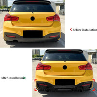Diffuseur Arrière BMW Série 1 F20 F21 LCI 2015-2019 - vue de profil - Becquet Voiture