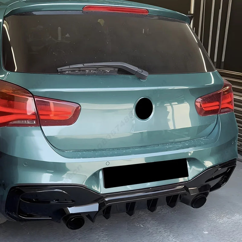 Diffuseur Arrière BMW Série 1 F20 F21 M Sport 2015-2019 - installé sur véhicule - Becquet Voiture