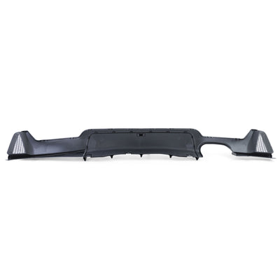 Diffuseur arrière BMW Série 4 F32 Pack M noir brillant 2013-2020 - vue de profil 2 - Becquet Voiture