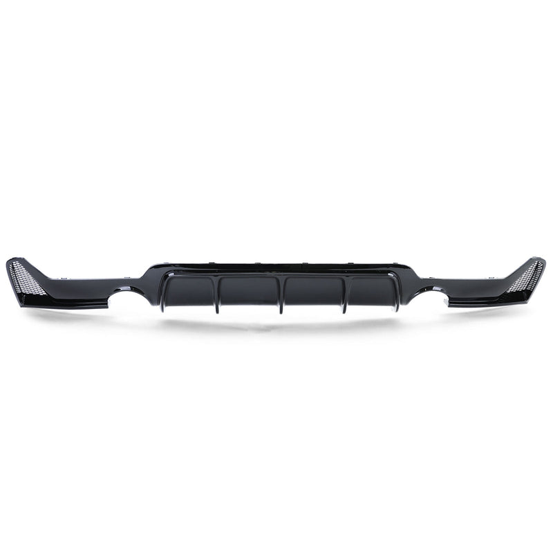 Diffuseur Arrière BMW Série 4 F32 Pack M Noir Brillant - vue de trois-quarts - Becquet Voiture