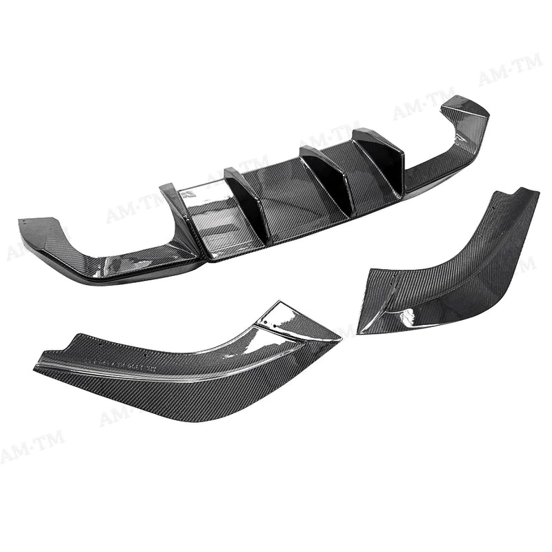 Diffuseur Arrière Carbone BMW M2 F87 2014-2021 - installé sur véhicule - Becquet Voiture