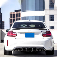 Diffuseur Arrière Carbone BMW M2 F87 2014-2021 - vue de profil - Becquet Voiture