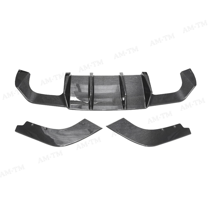 Diffuseur Arrière Carbone BMW M2 F87 2014-2021 - vue de trois-quarts - Becquet Voiture