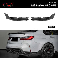 Diffuseur Arrière Carbone BMW M3 G80 G81 - vue de face - Becquet Voiture