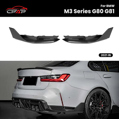 Diffuseur Arrière Carbone BMW M3 G80 G81 - vue de face - Becquet Voiture