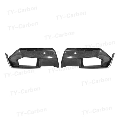 Diffuseur Arrière Carbone BMW M5 G90 Style MP 2025+ - vue de profil - Becquet Voiture