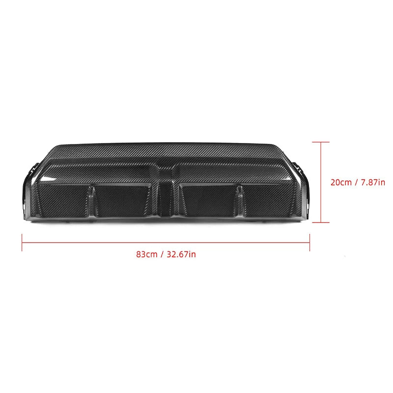 Diffuseur Arrière Carbone BMW Série 2 G42 Coupé 2022+ - packshot studio - Becquet Voiture