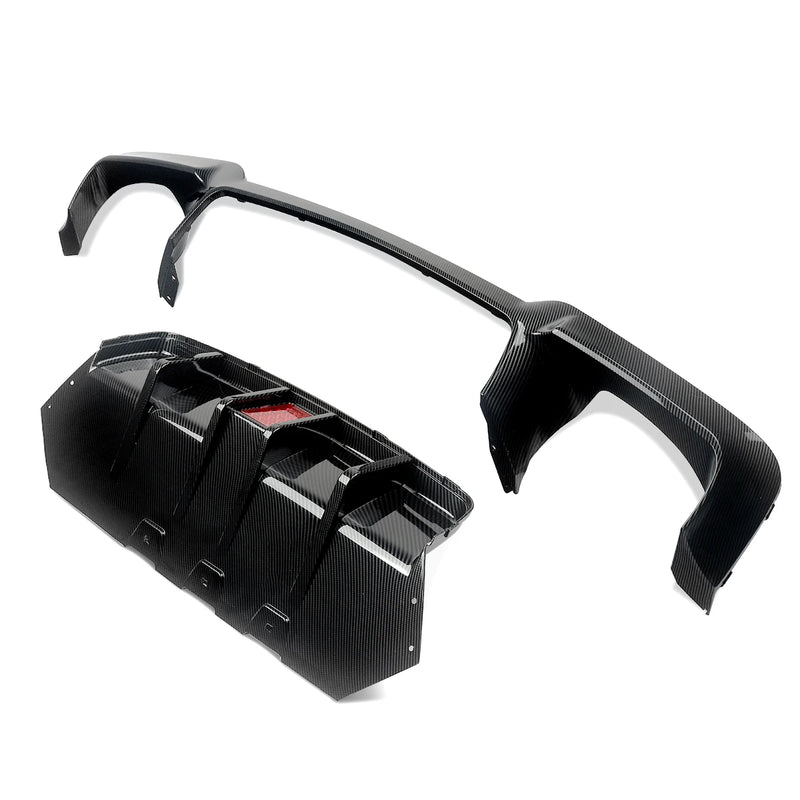 Diffuseur Arrière Carbone BMW Série 5 F10 F11 2010-2017 - vue arrière - Becquet Voiture