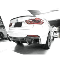 Diffuseur Arrière Carbone BMW X6 F16 M Sport 2015-2018 - installé sur véhicule - Becquet Voiture