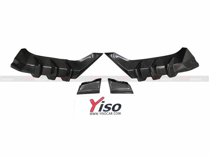 Diffuseur Arrière Carbone Honda Civic Type R FK8 2017-2019 - détail du montage - Becquet Voiture