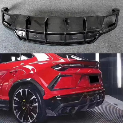 Diffuseur Arrière Carbone Lamborghini URUS 2017-2021 - vue arrière - Becquet Voiture