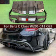 Diffuseur Arrière Carbone Mercedes Classe C W205 C63
