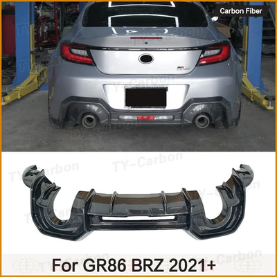 Diffuseur Arrière Carbone Toyota GR86 BRZ 2022-2025 - vue de face - Becquet Voiture