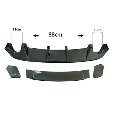 Diffuseur Arrière Carbone Volkswagen Golf MK6 GTI 2008-2013 - détail du montage - Becquet Voiture