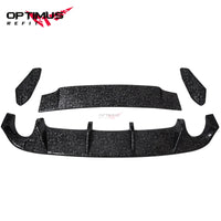 Diffuseur Arrière Carbone Volkswagen Golf MK6 GTI 2008-2013 - vue de dessus - Becquet Voiture