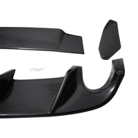 Diffuseur Arrière Carbone Volkswagen Golf MK6 GTI 2008-2013 - vue de trois-quarts - Becquet Voiture