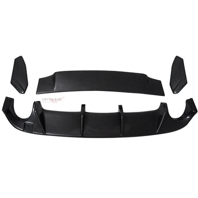 Diffuseur Arrière Carbone Volkswagen Golf MK6 GTI 2008-2013 - vue rapprochée - Becquet Voiture
