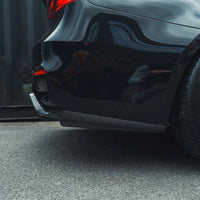 Diffuseur Arrière Fibre Carbone BMW M3 M4 F80 F82 - vue de profil - Becquet Voiture