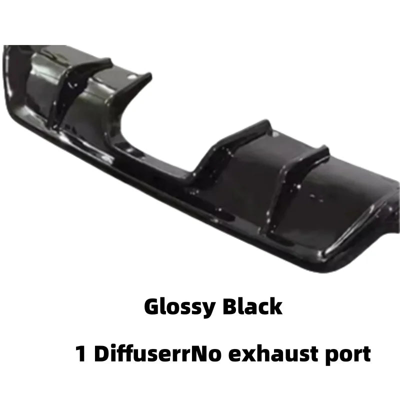 Diffuseur Arrière Ford Fiesta 2009-2015 Double Échappement - détail du montage - Becquet Voiture