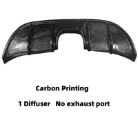 Diffuseur Arrière Ford Fiesta 2009-2015 Double Échappement - vue de profil 2 - Becquet Voiture