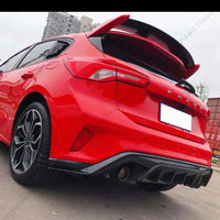Diffuseur Arrière Ford Focus ST MK4 Hatchback 2018-2022 - vue arrière - Becquet Voiture