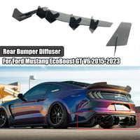 Diffuseur Arrière Ford Mustang 2015-2023 Noir - vue de face - Becquet Voiture