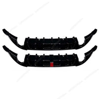 Diffuseur Arrière LED VW Golf 7 MK7 GTI GTD 2013-2017 - vue de trois-quarts - Becquet Voiture