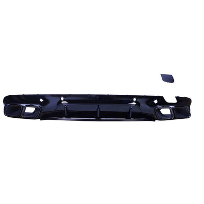 Diffuseur arrière look 63 AMG Mercedes CLS C257 2018-2022 - vue de face - Becquet Voiture
