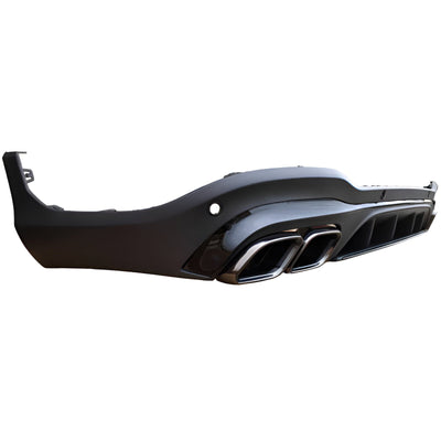 Diffuseur arrière look 63 AMG Mercedes GLC X253 2015-2021 - vue de profil - Becquet Voiture