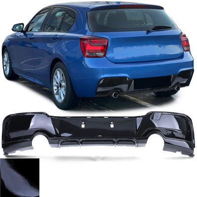 Diffuseur arrière M Performance BMW Série 1 F20 F21 2011-2018 - détail du montage - Becquet Voiture