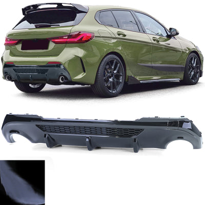 Diffuseur arrière M Performance BMW Série 1 F40 M Sport 2019-2024 - installé sur véhicule - Becquet Voiture